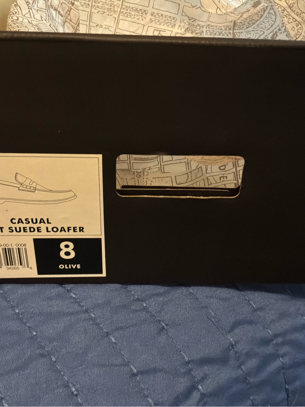 Banana Republic Olive Suede Penny Loafers - Picture 5 of 6